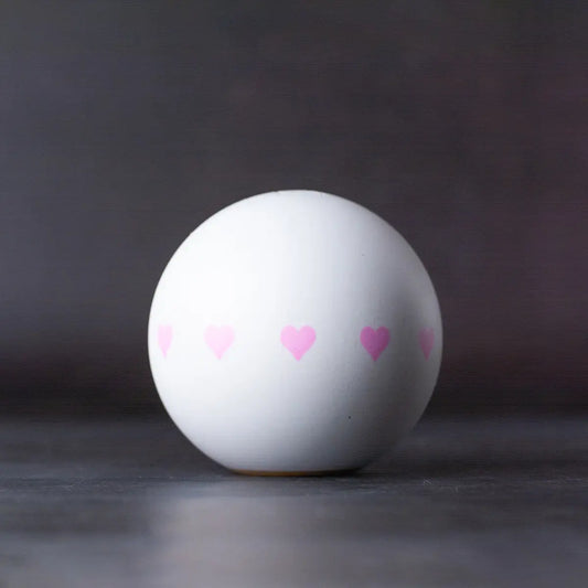 Rhino Love ♡ 2024 - White Tama, Pink Hearts